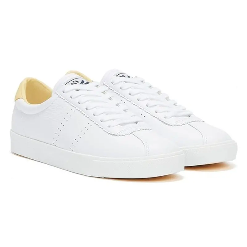 Superga - 2843 Club S Comfort Leather - White/Beige 1