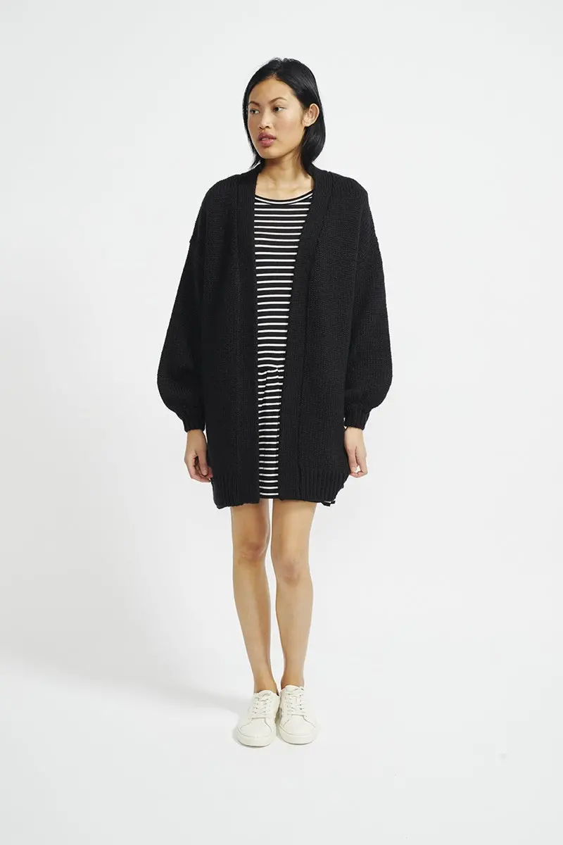 Staple - Isla Cardigan - Black 1