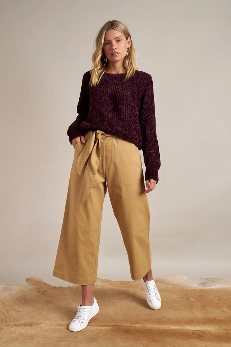 Gysette - Ida Chenille Jumper - Raisin 1
