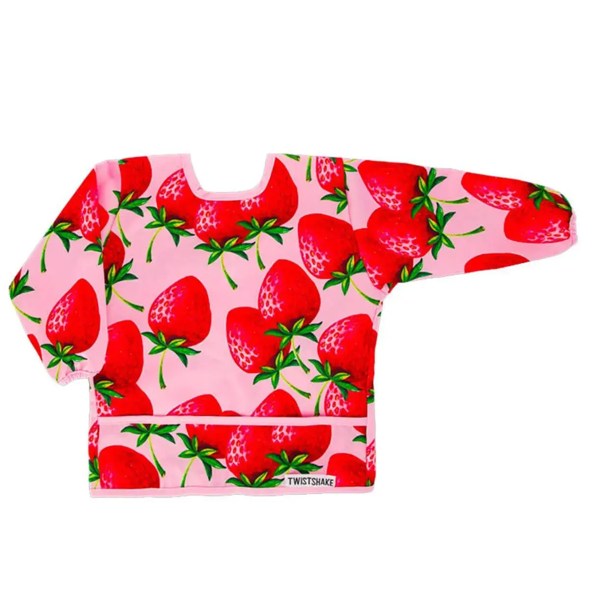 Babero Manga Larga Twistshake Diseño Frutilla 1