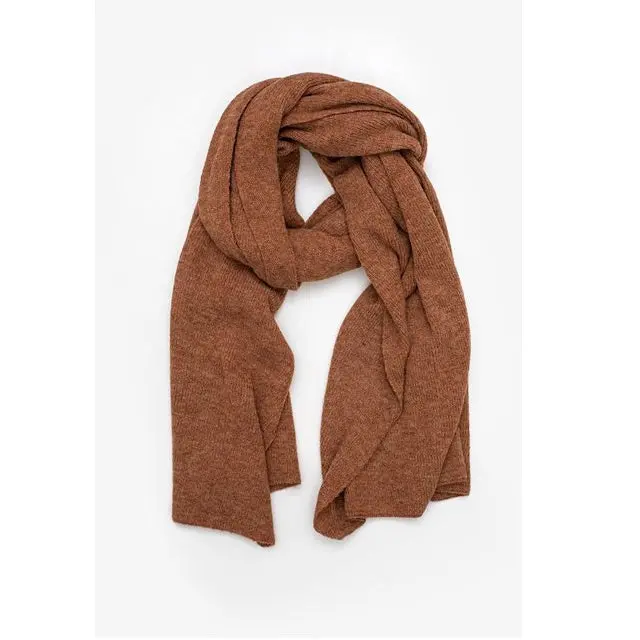 Antler - Block Knit Scarf - Rust 1