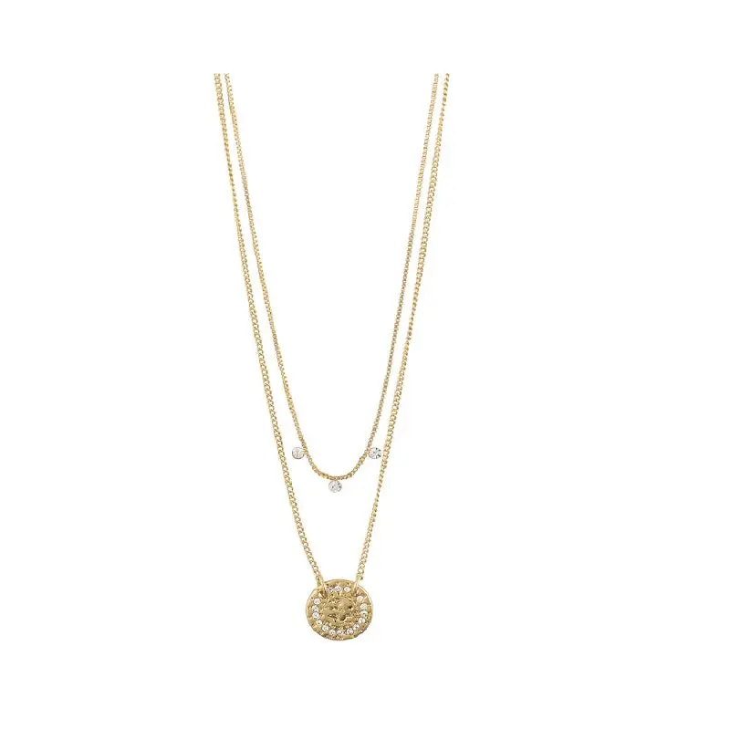 Pilgrim - Compassion Necklace - Crystal / Gold Plated 1