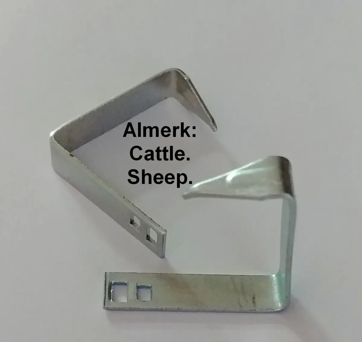 Almerk Cattle Steel Tag (100 Per Pack) 1