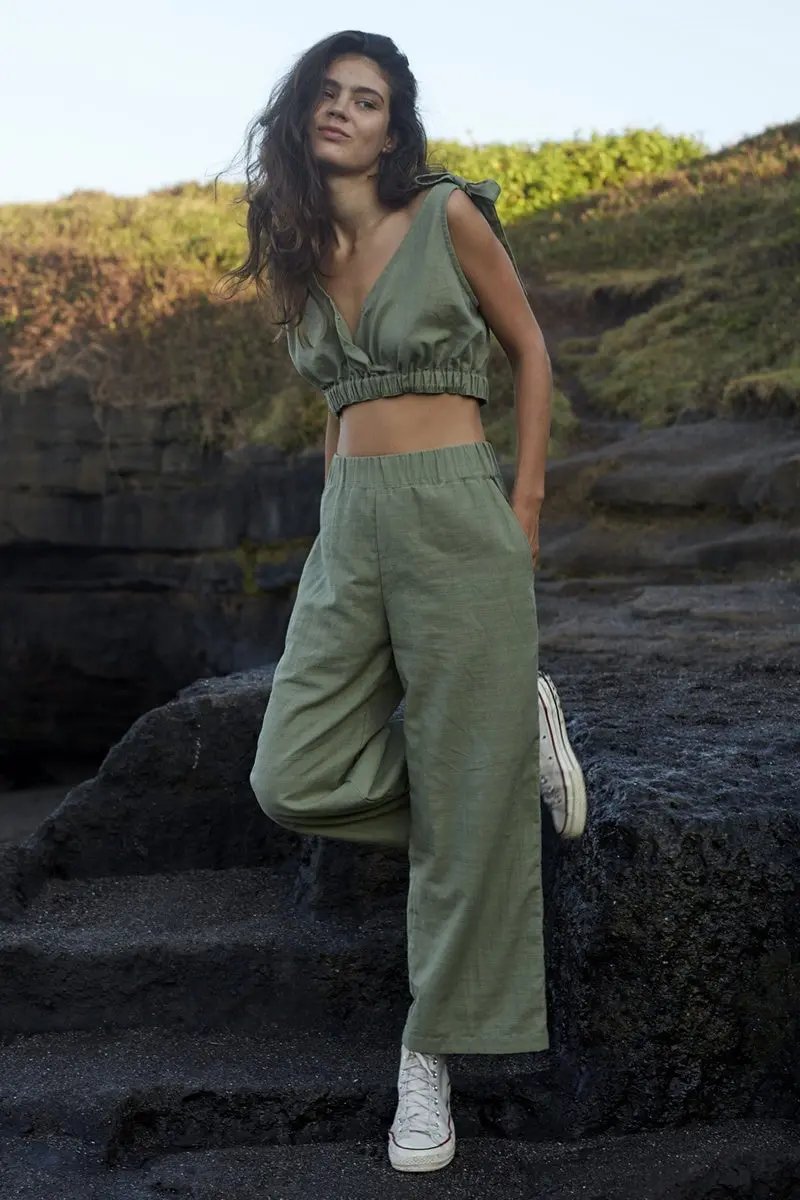 Rue Stiic - Elise Pant - Olive 1