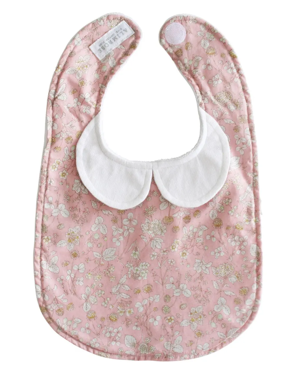 Alimrose - Peter Pan Collar Bib Pink Blossom 1