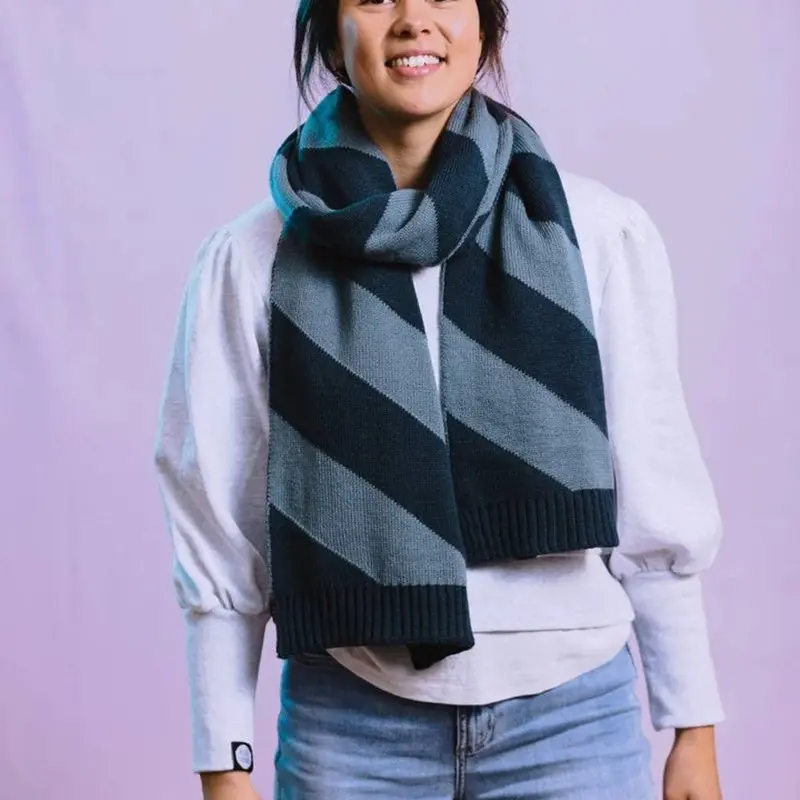 Hello Friday - Ziggy Scarf - Blue 1