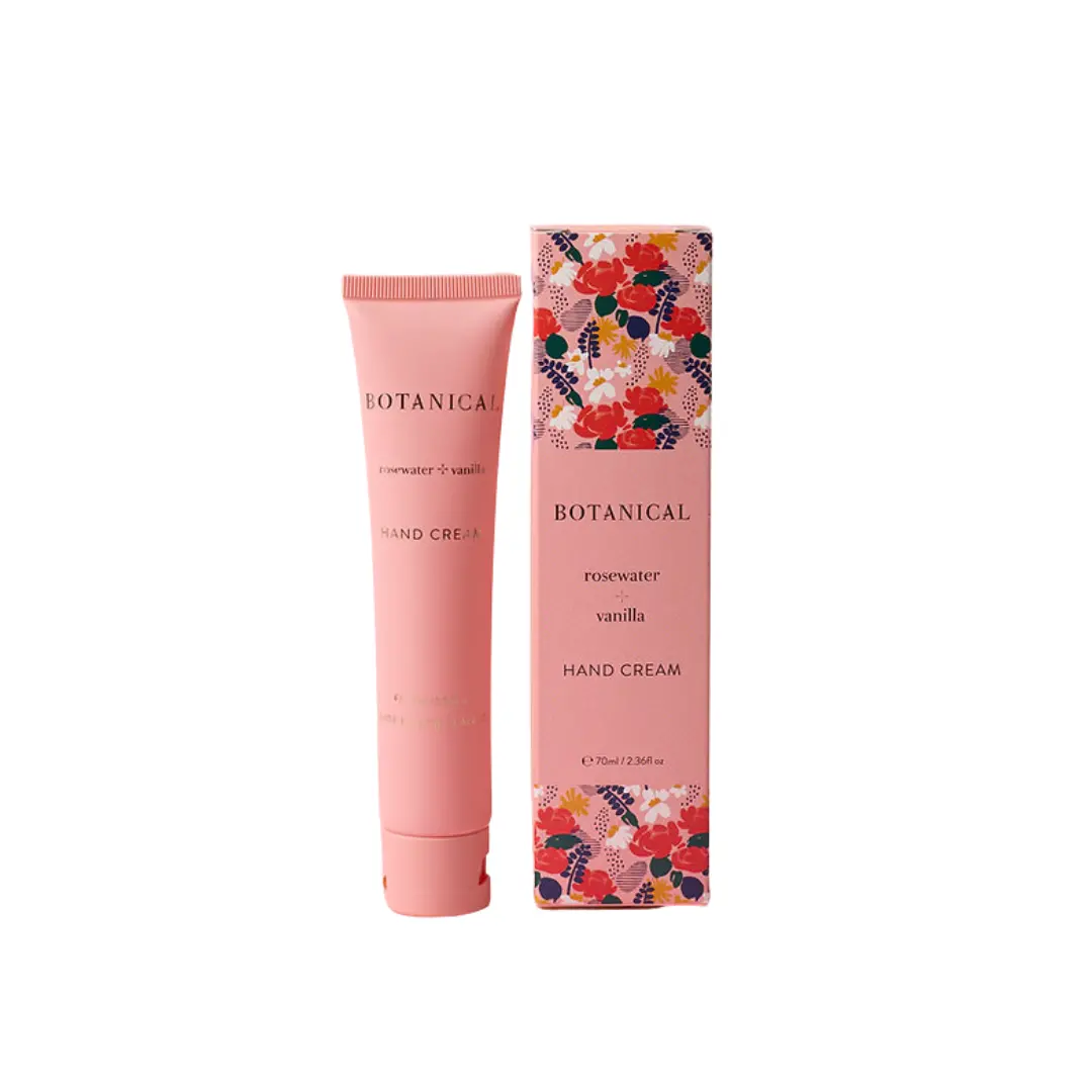 Botanical - Rose + Vanilla Hand Cream - 50Gm 1