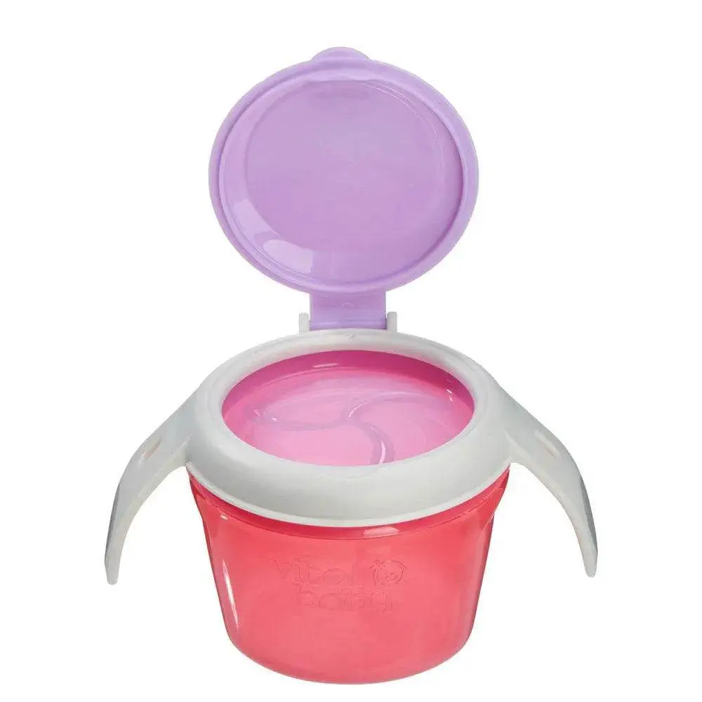Bowl Para Snacks Y Colaciones Rosado, Vital Baby 1