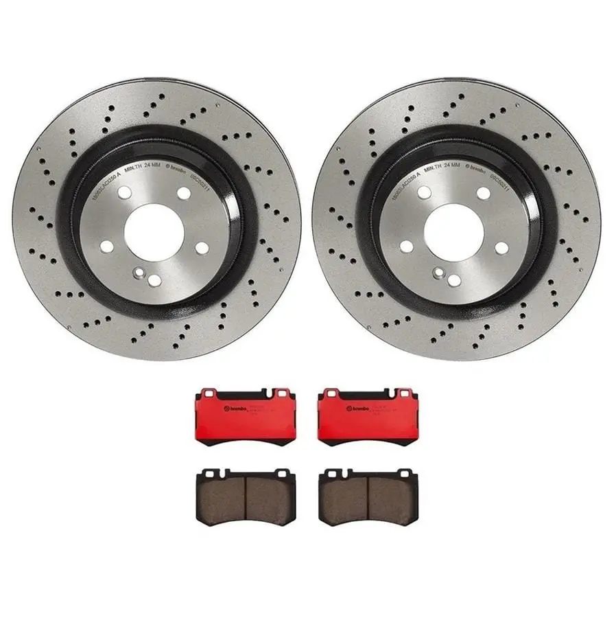Brembo Kt00B71 Front Disc Brake Pad And Rotor Kit 1