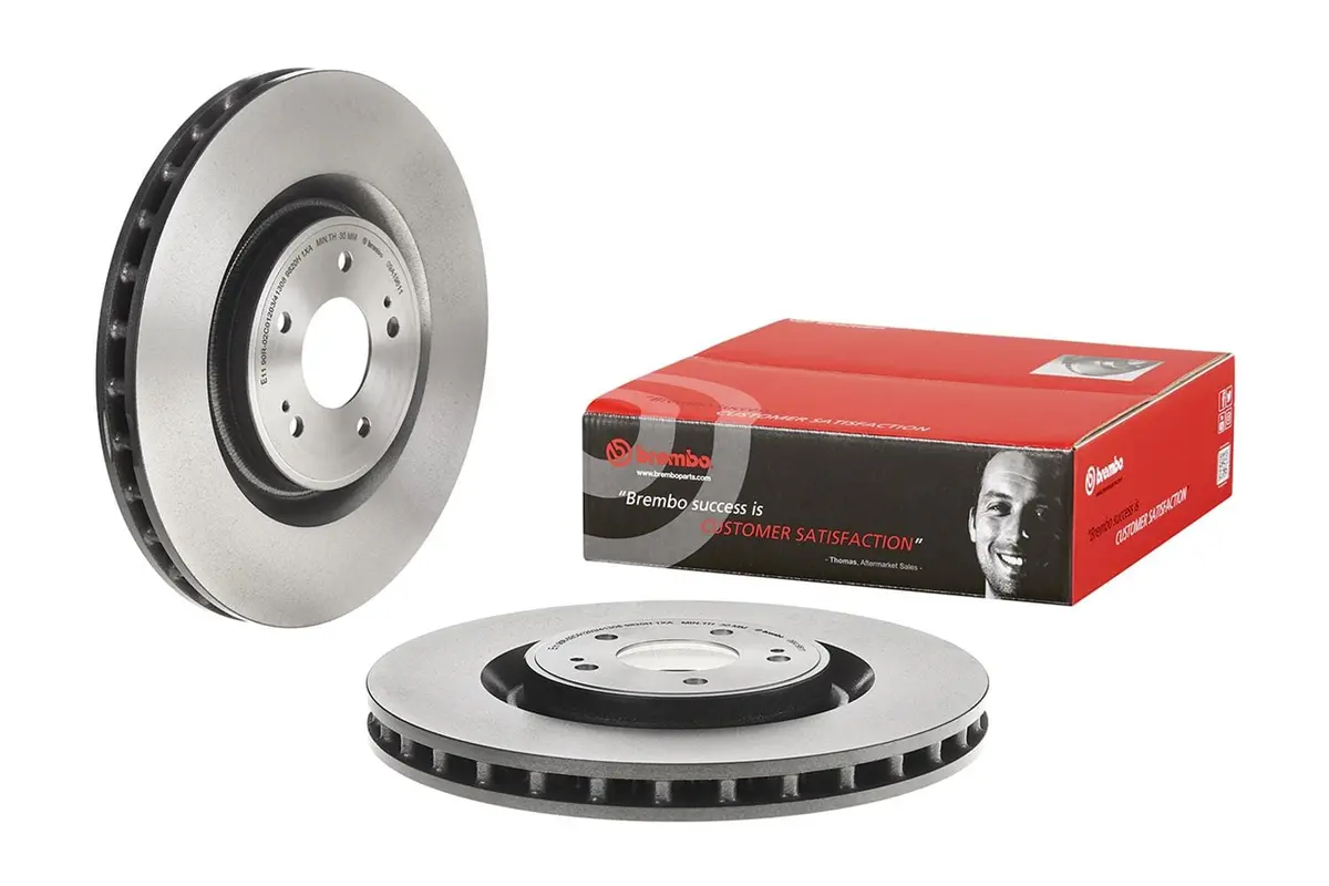 Brembo 09.A196.11 Uv-Coated Premium Brake Rotors 1