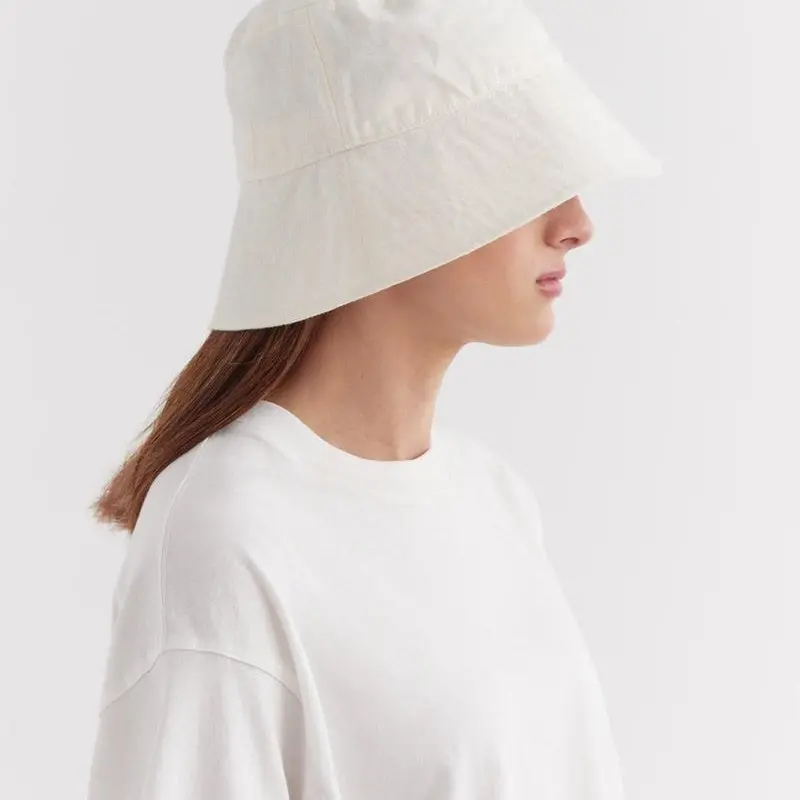 Assembly Label - Linen Bucket Hat - Vanilla 1