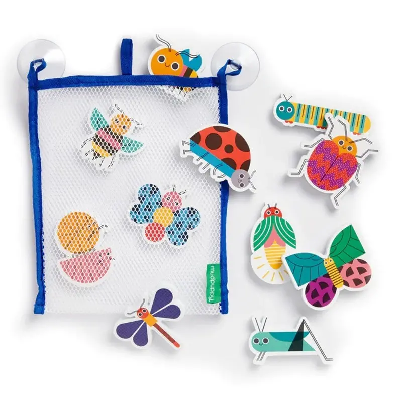 Mudpuppy - Bug Out! Stickable Foam Bath Shapes 2