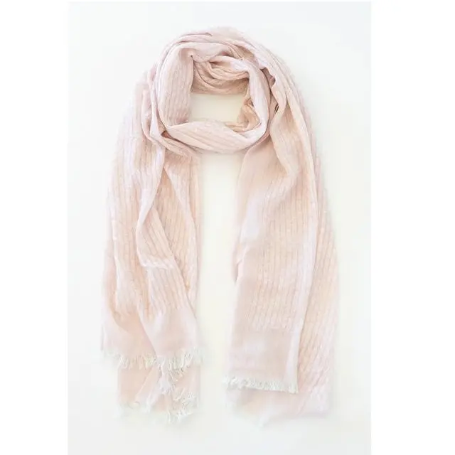 Antler - Textured Scarf - Pink 1