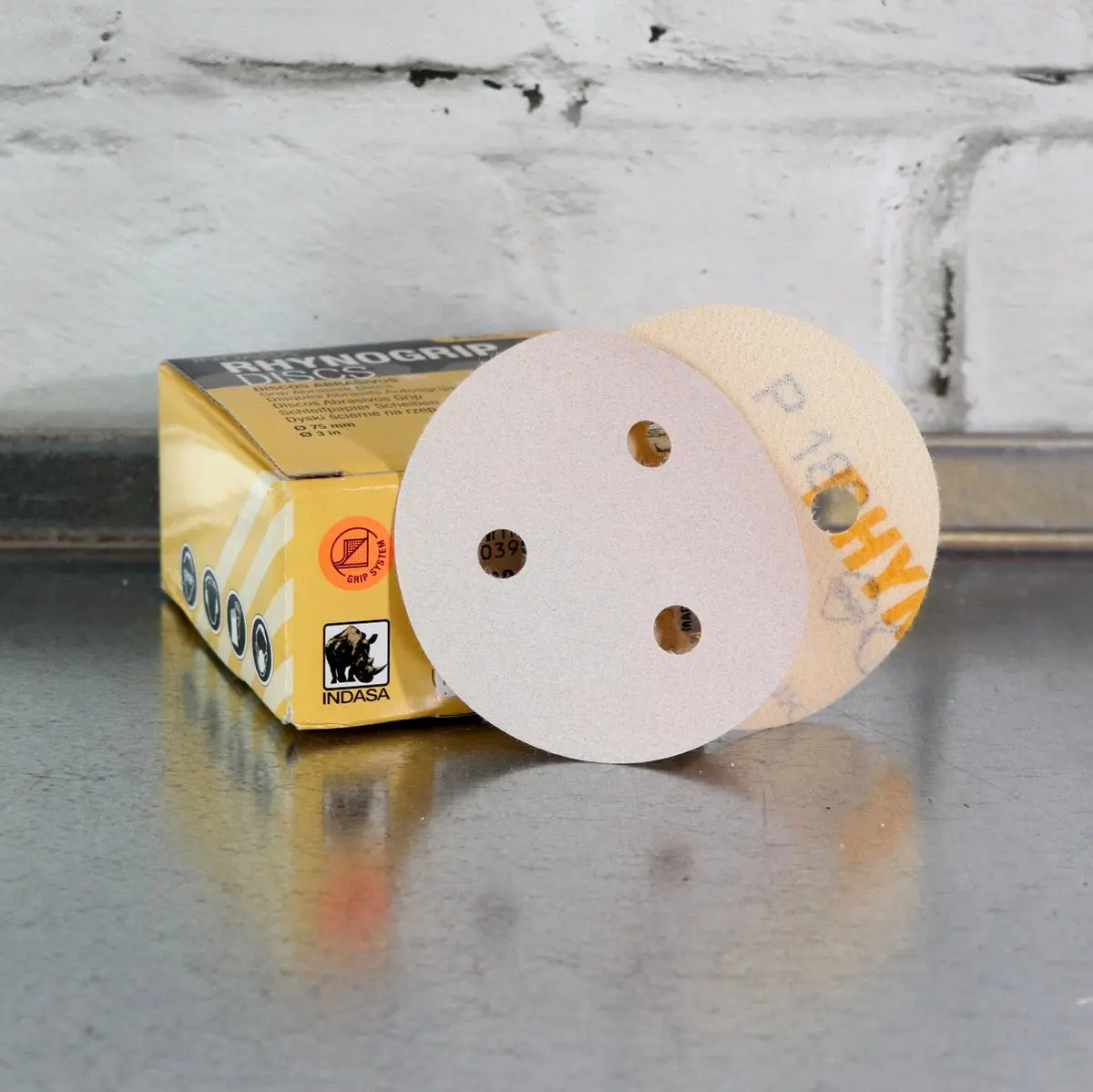 Indasa P180 Rhynogrip Discs 75Mm (Box Of 50) 1