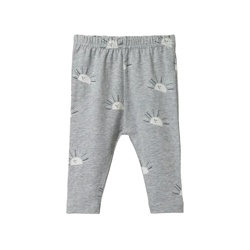 Nature Baby - Baby Leggings - Sunrise Grey Marle 1