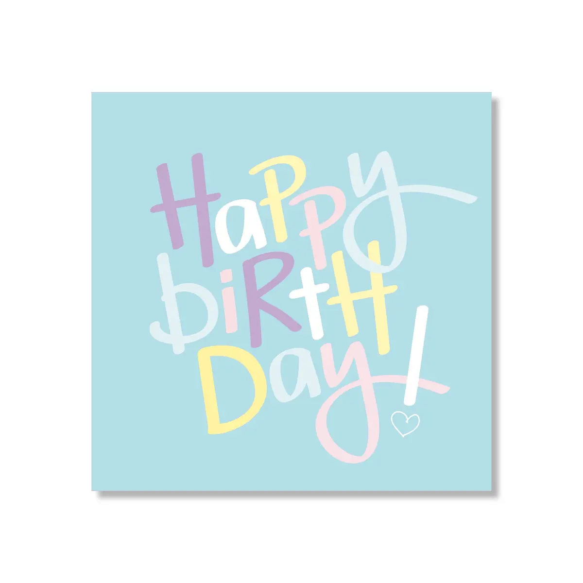 Just Smitten Mini Gift Card - Minty Birthday 1