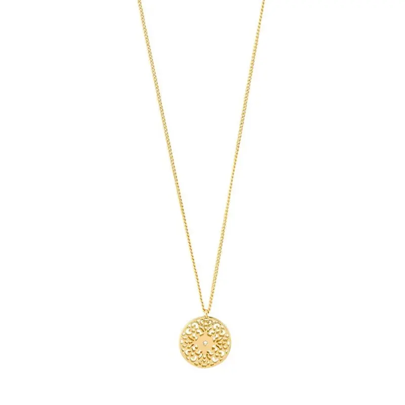 Pilgrim - Carol Necklace - Gold Plated Crystal 1