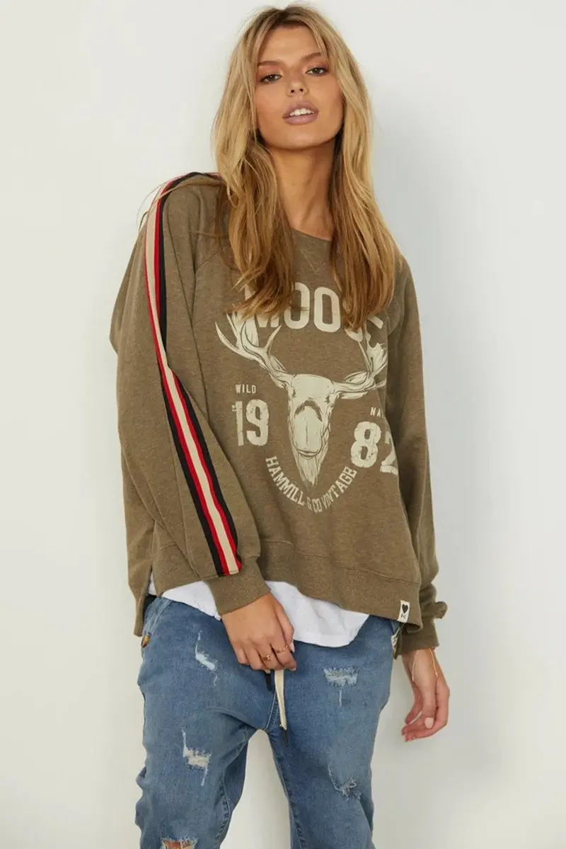 Hammill & Co - Wild Sweat - Khaki 1