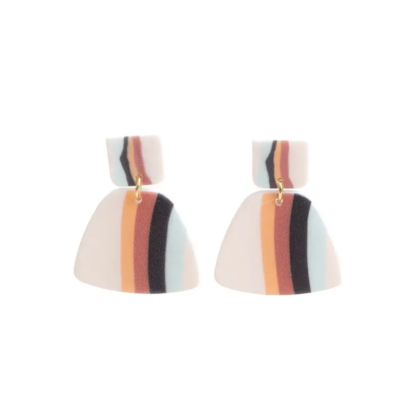 Stilen - Caz Autumn Stripe Earrings 1