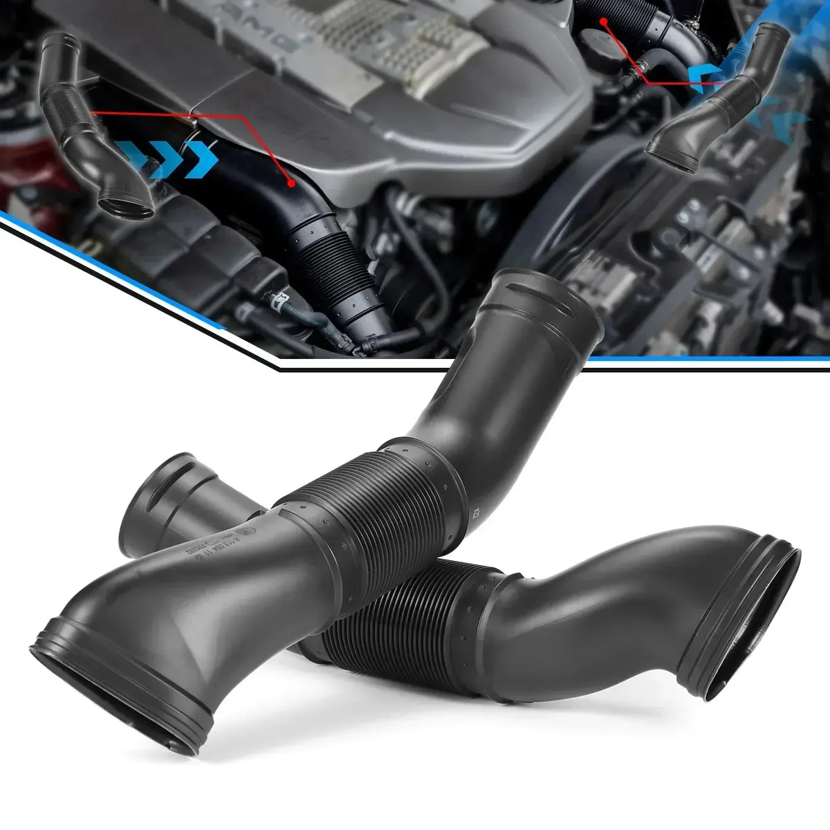 Us 1130941282 + 1130941182 Air Intake Hose 1