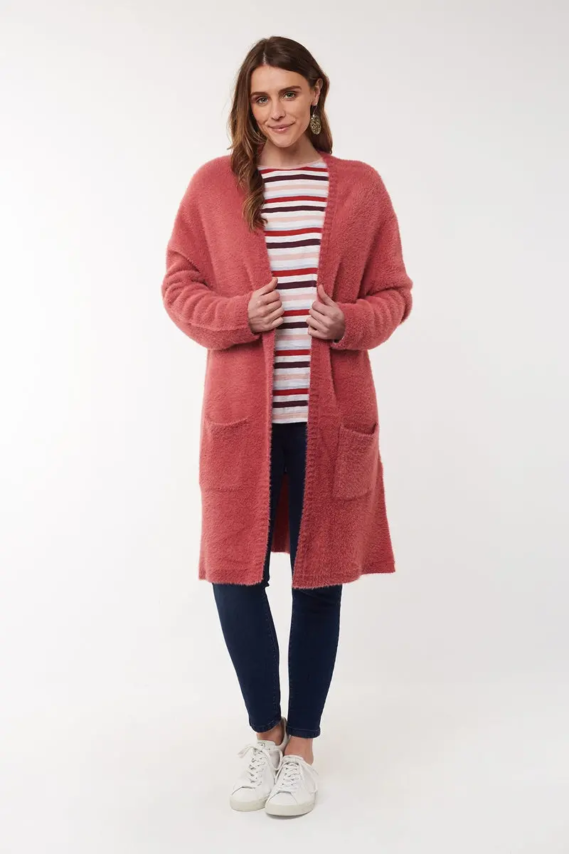 Elm - Comfort Cardi - Rose 1