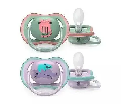 Chupete Ultra Air 6-18 Gato Koala 2 Unds. Philips Avent 1