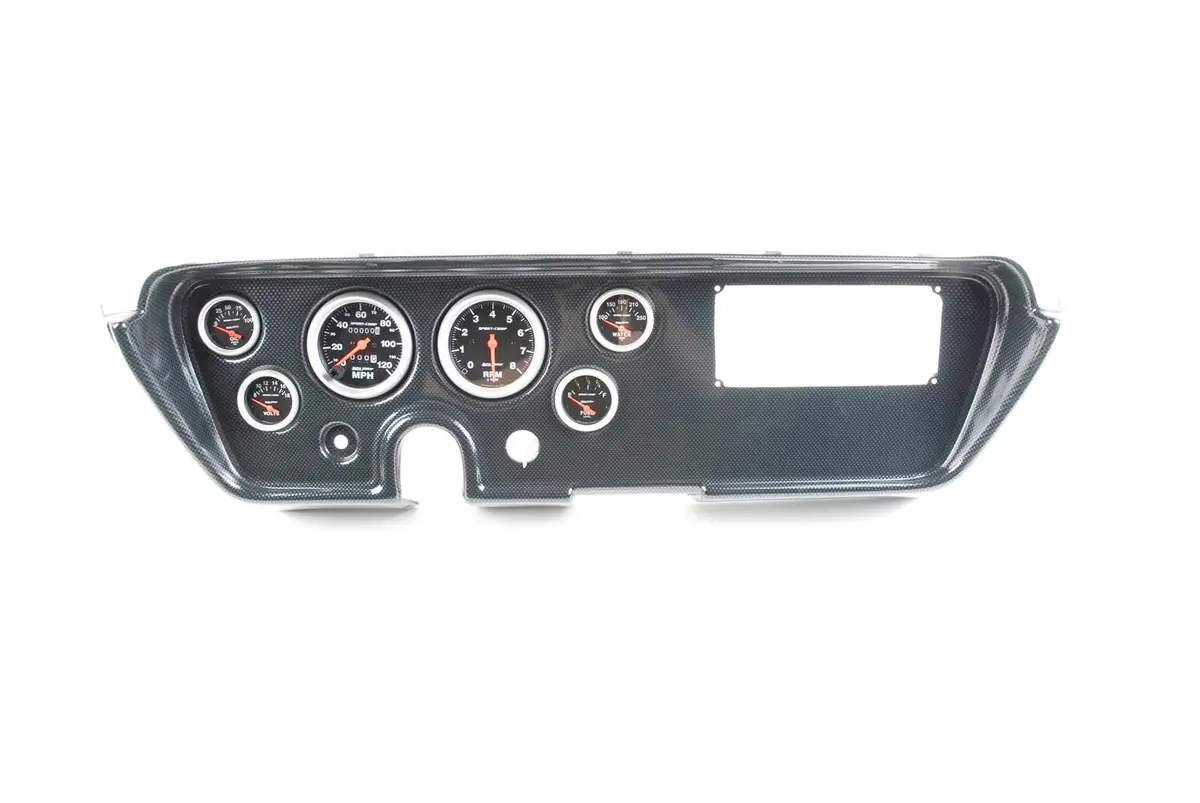 Classic Thunder Road Dash Panel With Autometer Gauges - Model 411671313 1