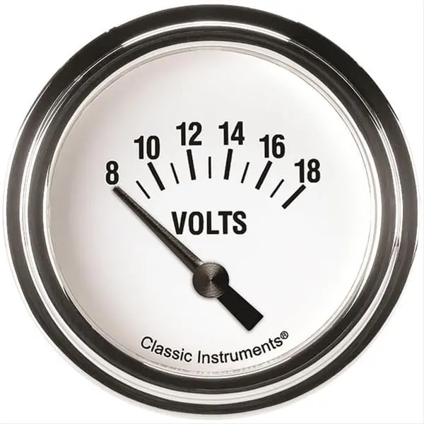 Classic Instruments White Hot Series Speedometer & Tachometer Gauge Set - Wh230Slf 1