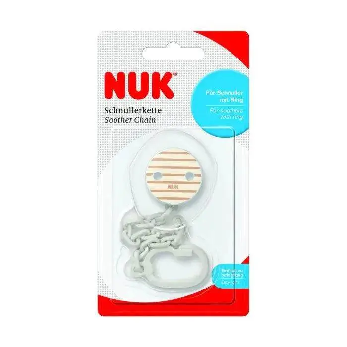 Clip Cadena Sujeta Chupete Mix De Colores, Nuk 4
