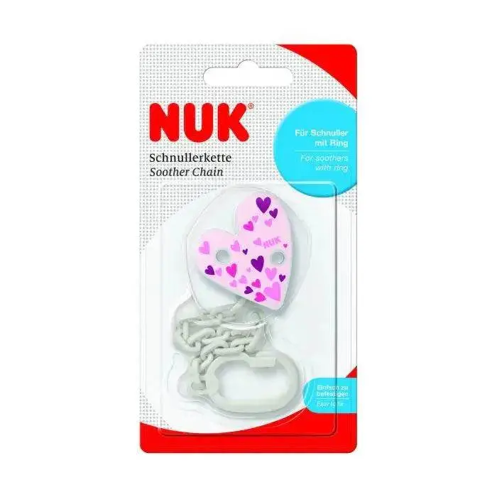 Clip Cadena Sujeta Chupete Mix De Colores, Nuk 4