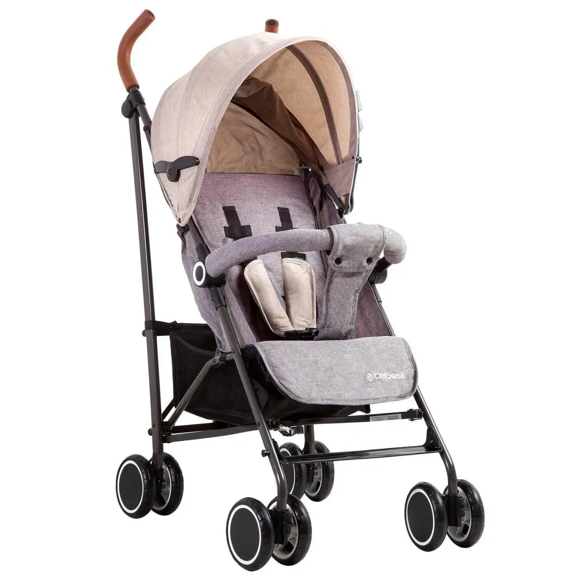 Coche Paragua Clap Melange Beige, Bebesit 1