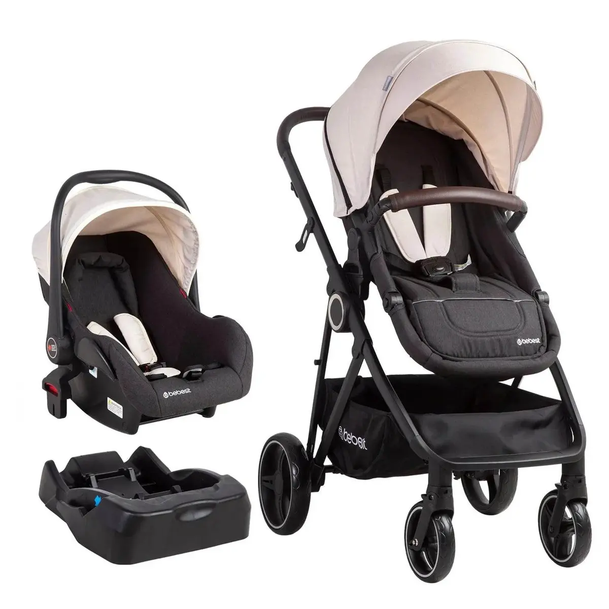 Coche Travel System Cosmos Beige, Bebesit 1