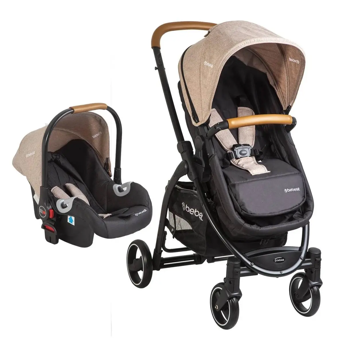 Coche Travel System Fénix Beige, Bebesit 1