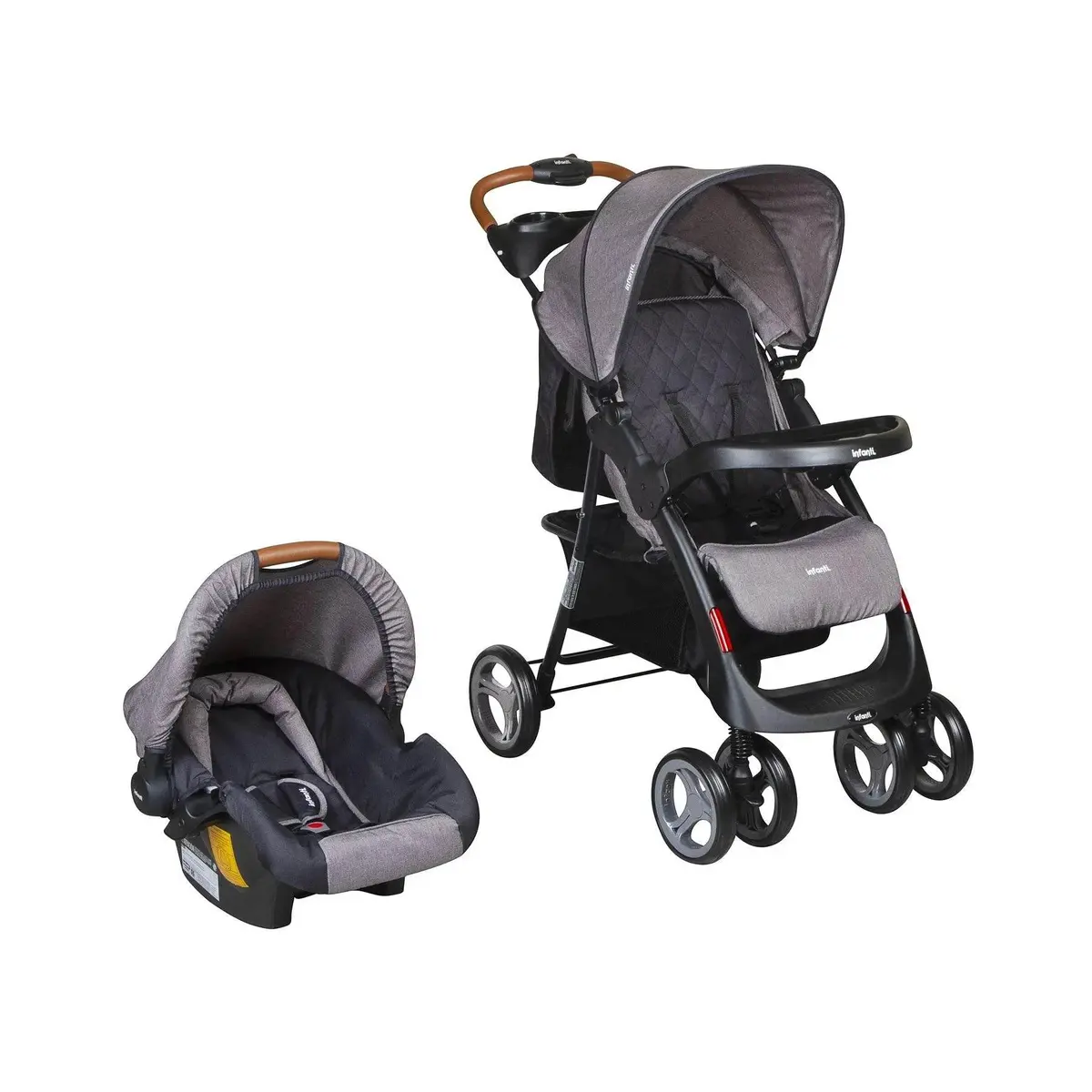 Coche Travel System Pompeya Grey, Infanti 1