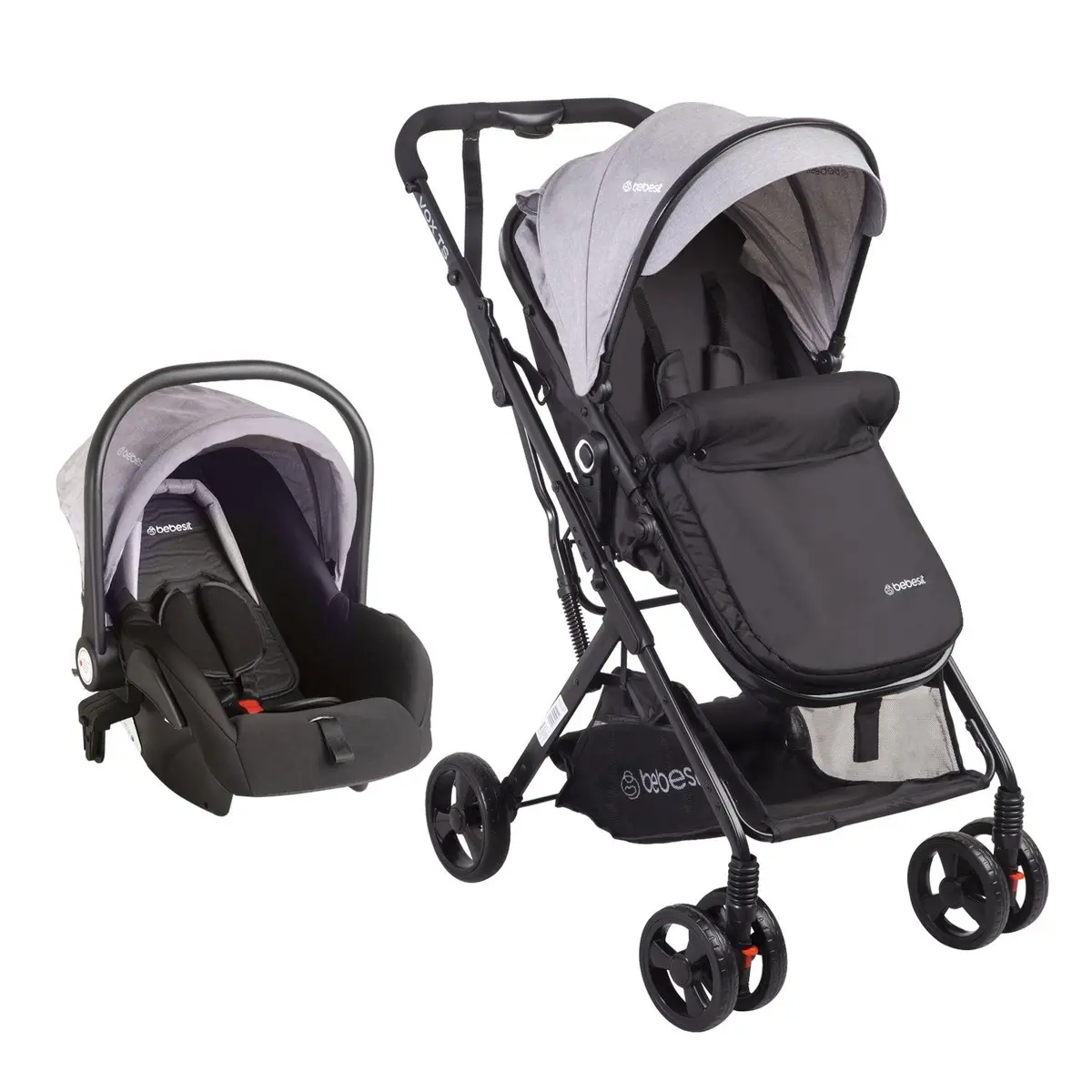 Coche Travel System Vox Gris, Bebesit 1