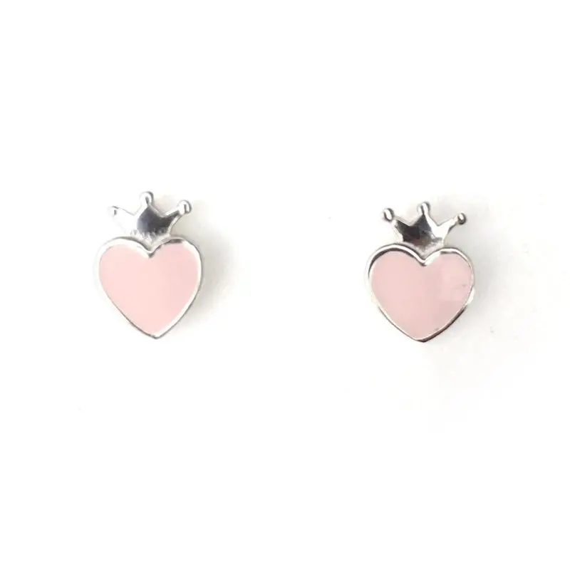 Lauren Hinkley - Pink Crown Earrings 1