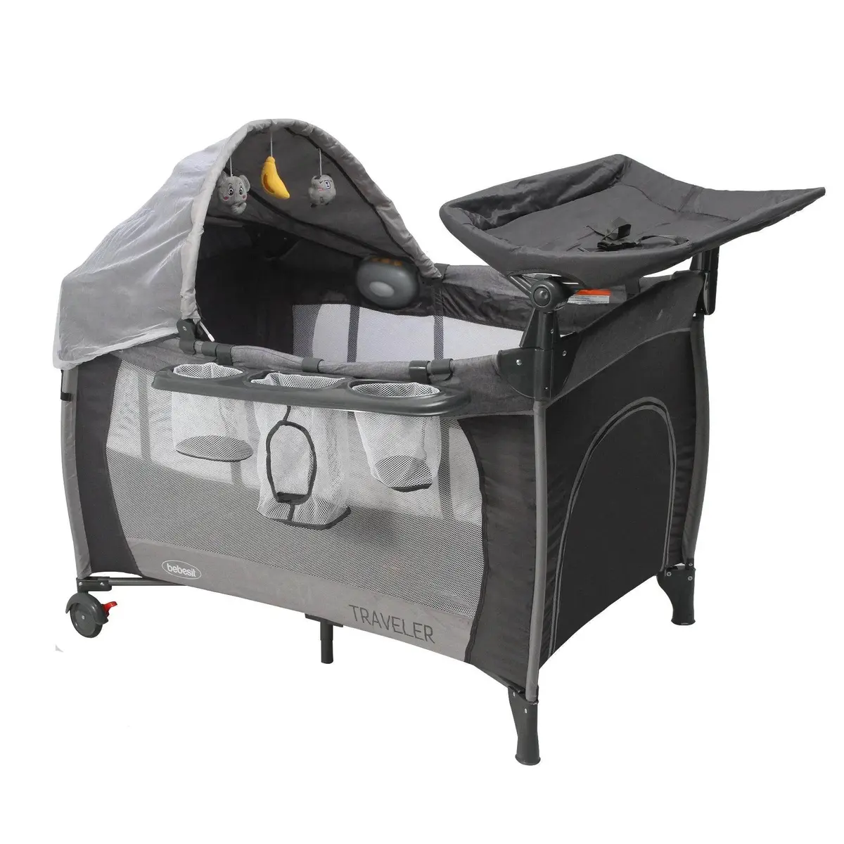 Cuna Pack And Play Traveler Gris, Bebesit 1