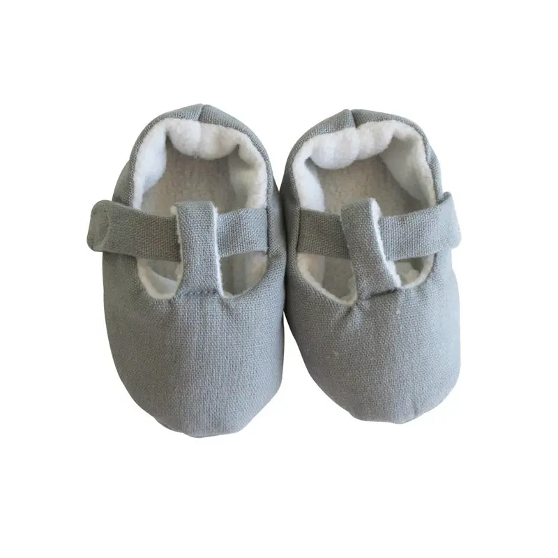 Alimrose - T-Bar Booties - Grey 1