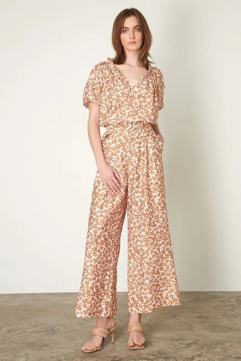 Esmaee - La Sirene Blouse - Tobacco 1