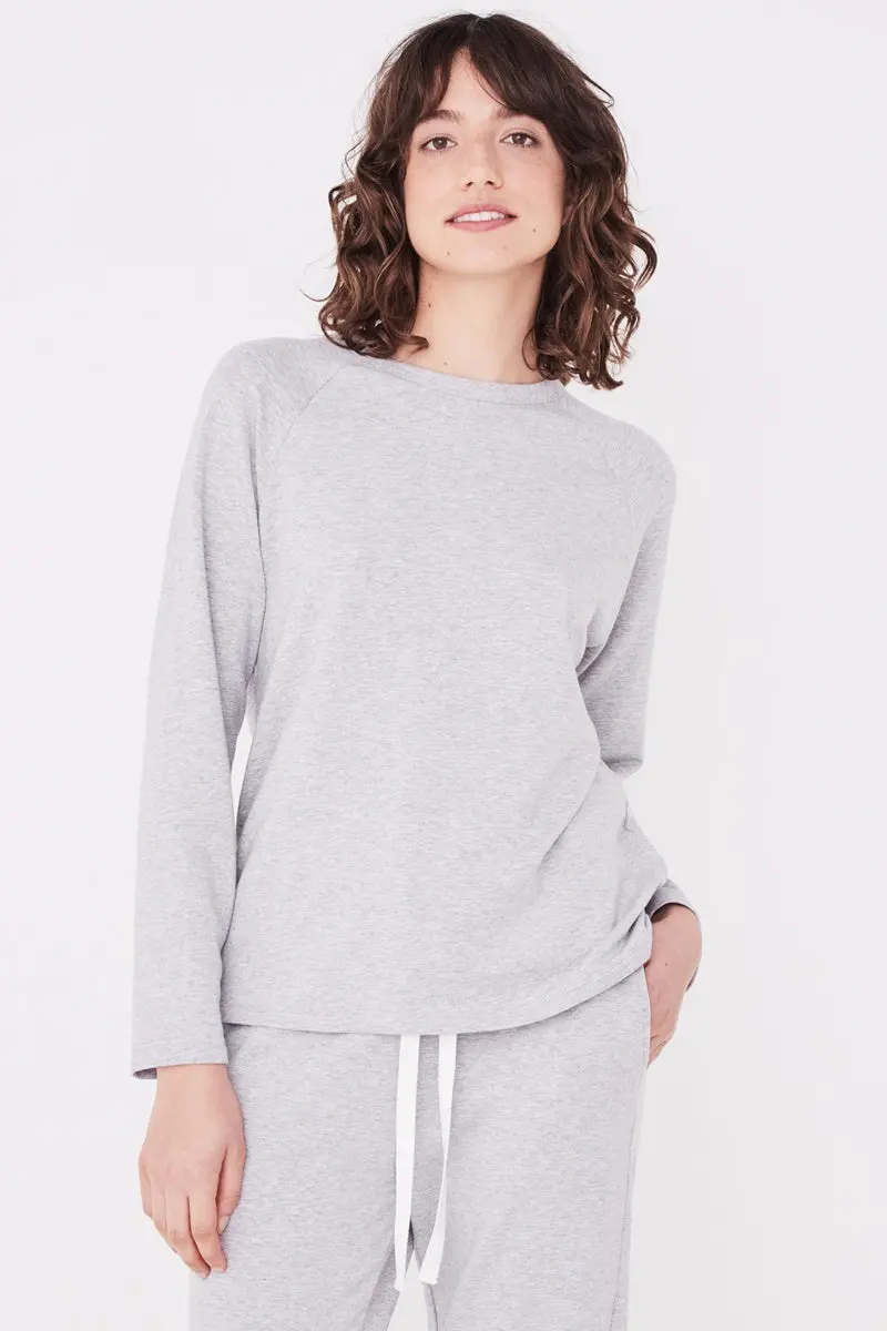 Assembly Label - Kin Fleece Top - Grey Marle 1