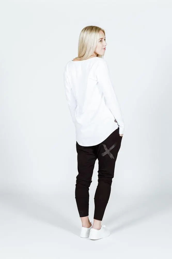 Home-Lee - Apartment Pants - Black With Black X 1