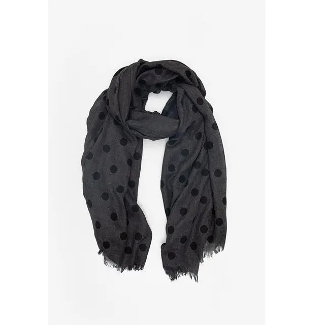 Antler - Black Spot Scarf - Grey 1