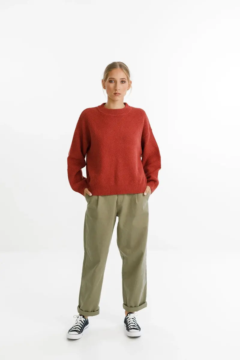 Thing Thing - Marcella Knit - Red 1