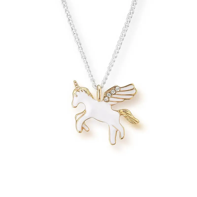 Lauren Hinkley - Gold Unicorn Necklace 1