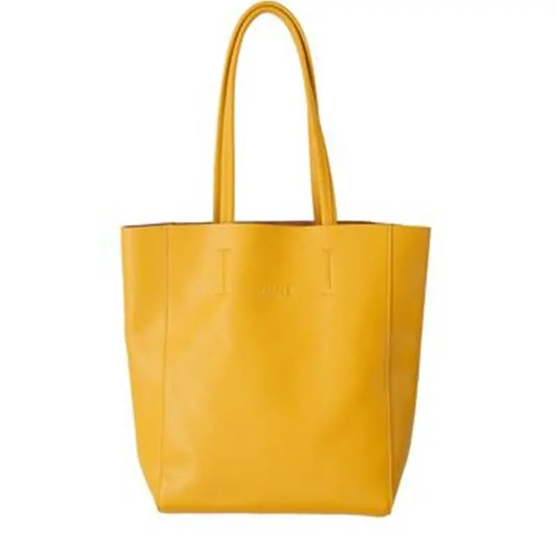 Hoopla - Large Portrait Tote - Mustard 1