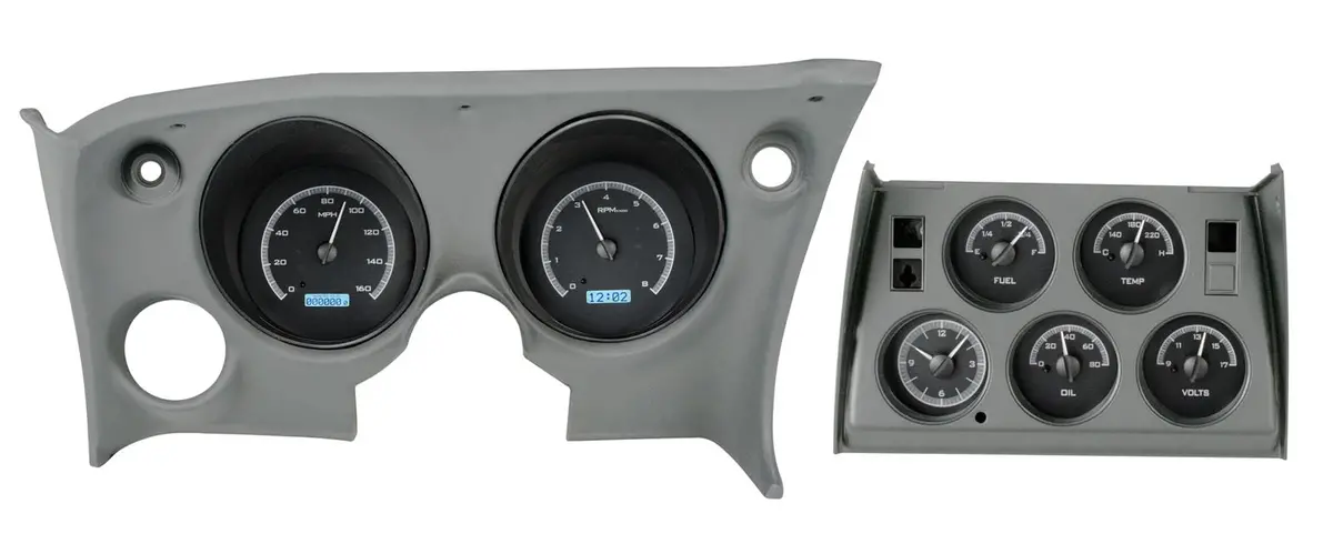 Dakota Digital Vhx-68C-Vta-K-W Direct-Fit Analog Gauge System 1
