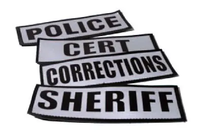 Damascus Np-Sd Reflective Name Plate "Sheriff" 1