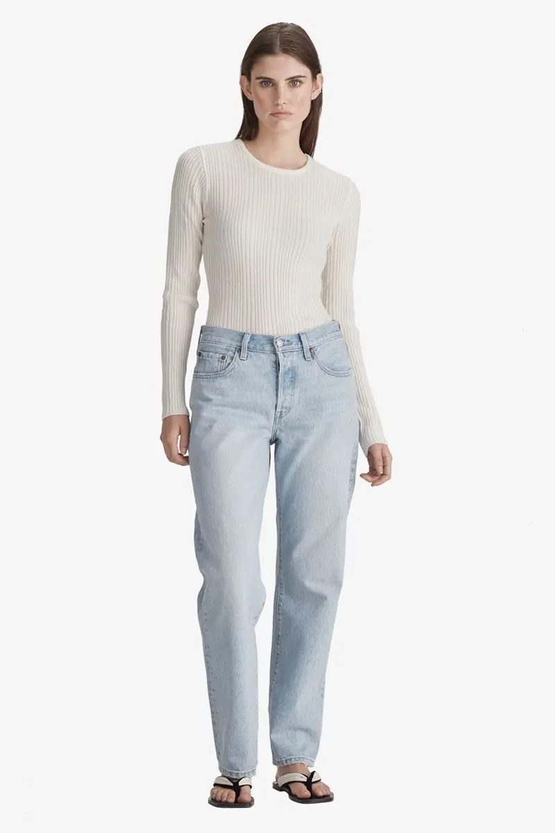 Commoners - Base Knit L/S - Cream 1