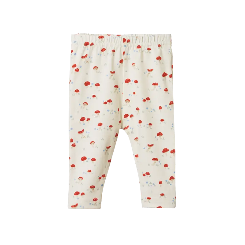 Nature Baby - Baby Leggings - Mushroom Valley Print 1