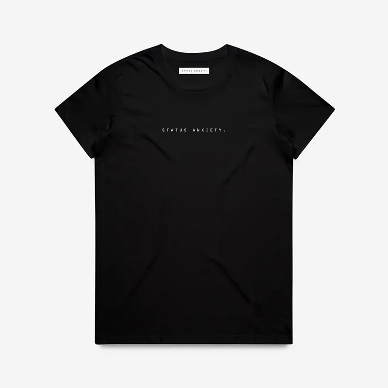Status Anxiety - Think It Over Tee - Black 1